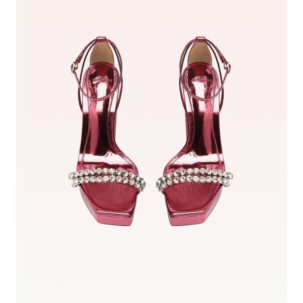Alexandre Birman Lenny Crystal-Embellished Platform Sandals Size EU 40.5 $725 - Picture 2 of 9